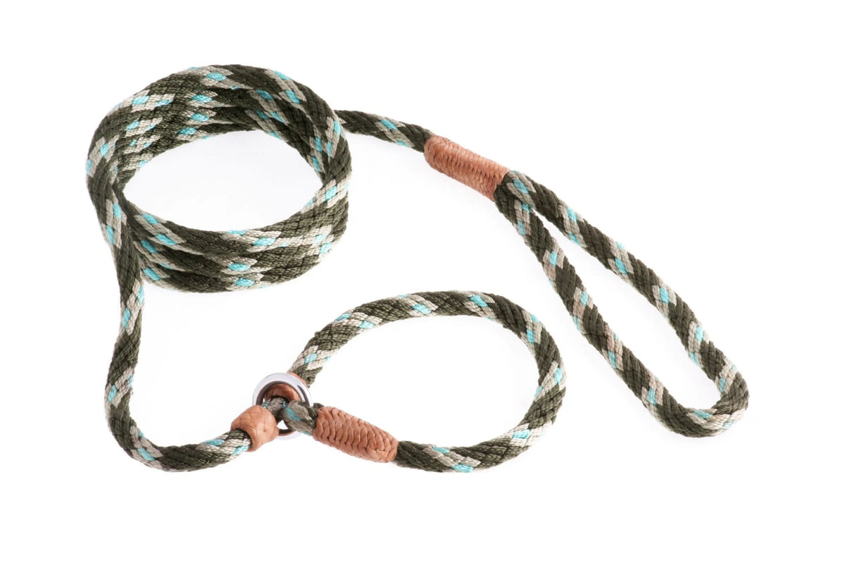 ALVALLEY NYLON SLIP LEASH (6ft  x 5/16in or 8mm)