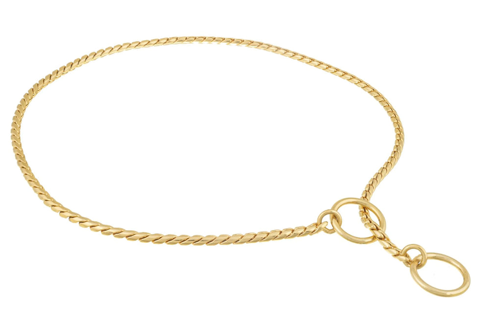 SLIP SHOW CHAIN COLLAR (30 in x 3.8mm)
