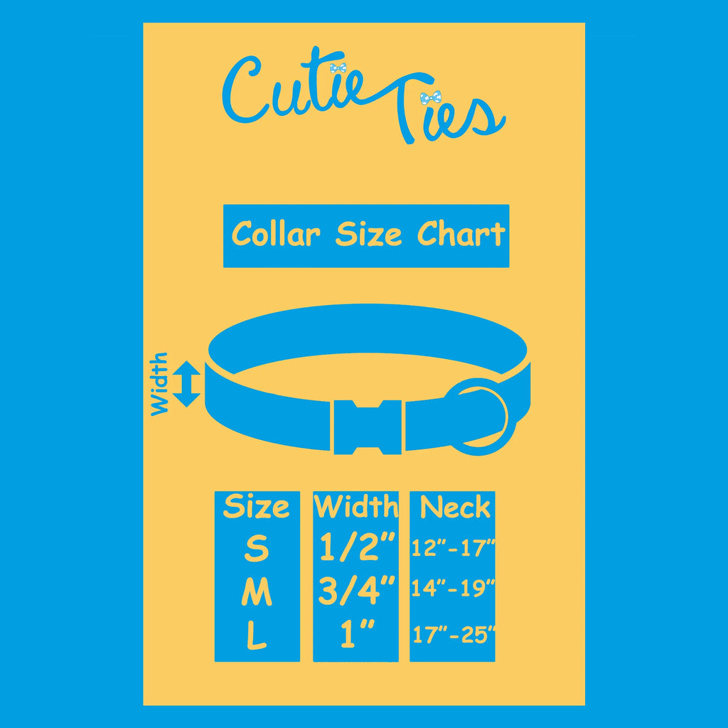 CUTIE TIES MULTI DESIGNS DOG COLLAR
