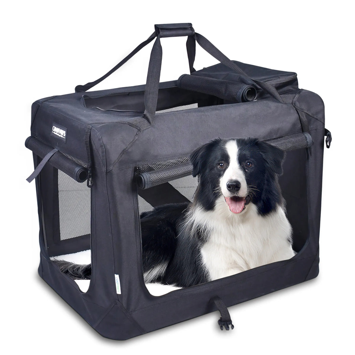 GOO PAWS SOFT PET CRATES 3 DOOR FOLDING KENNEL