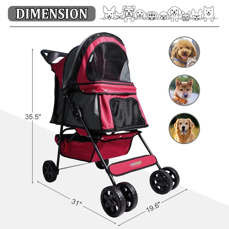 GOOPAWS PROMENADE PET STROLLER