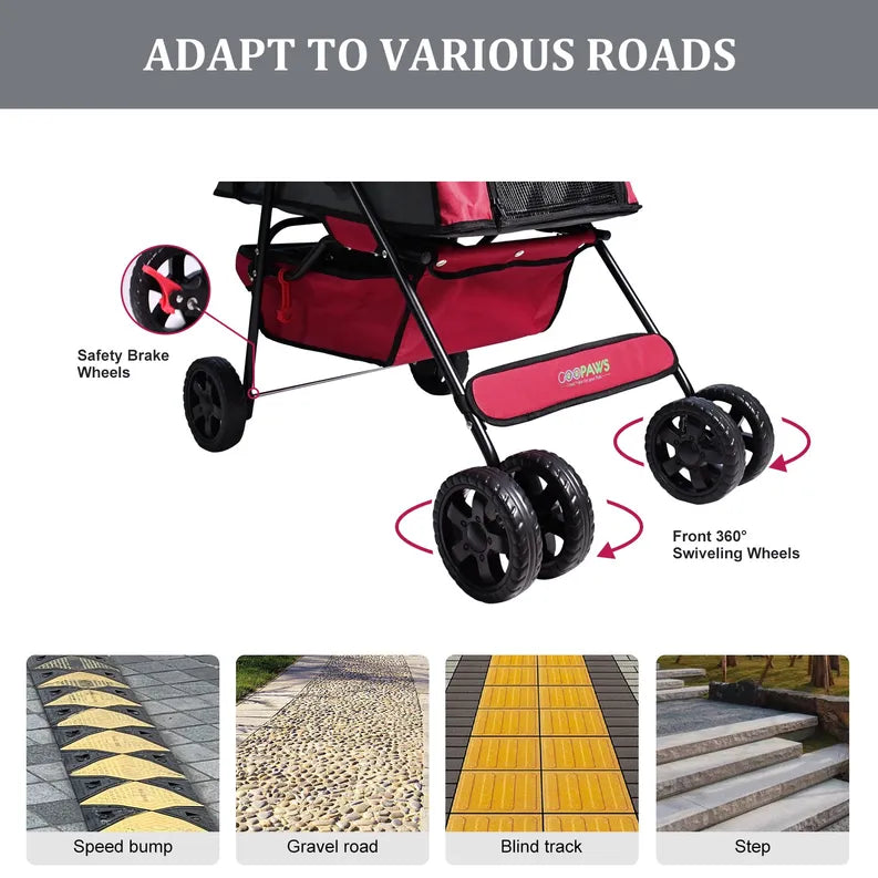 GOOPAWS PROMENADE PET STROLLER