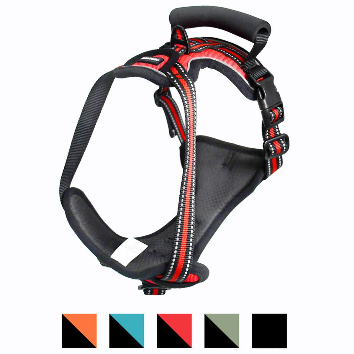 GOOPAWS PADDED REFLECTIVE HARNESS