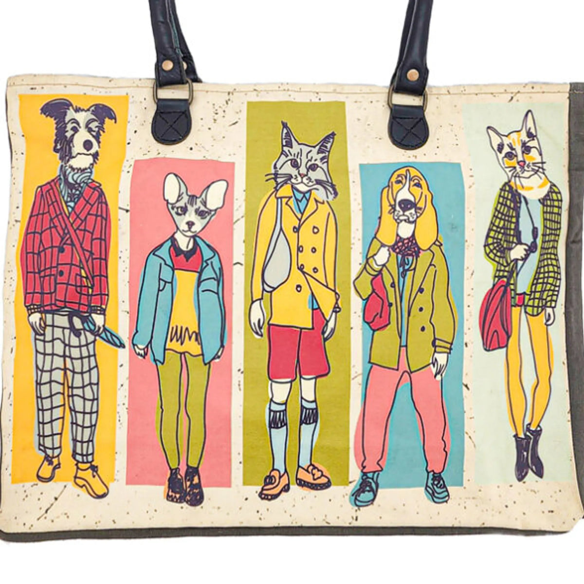 HIPSTER PETS RECYCLED TENT MARKET TOTE