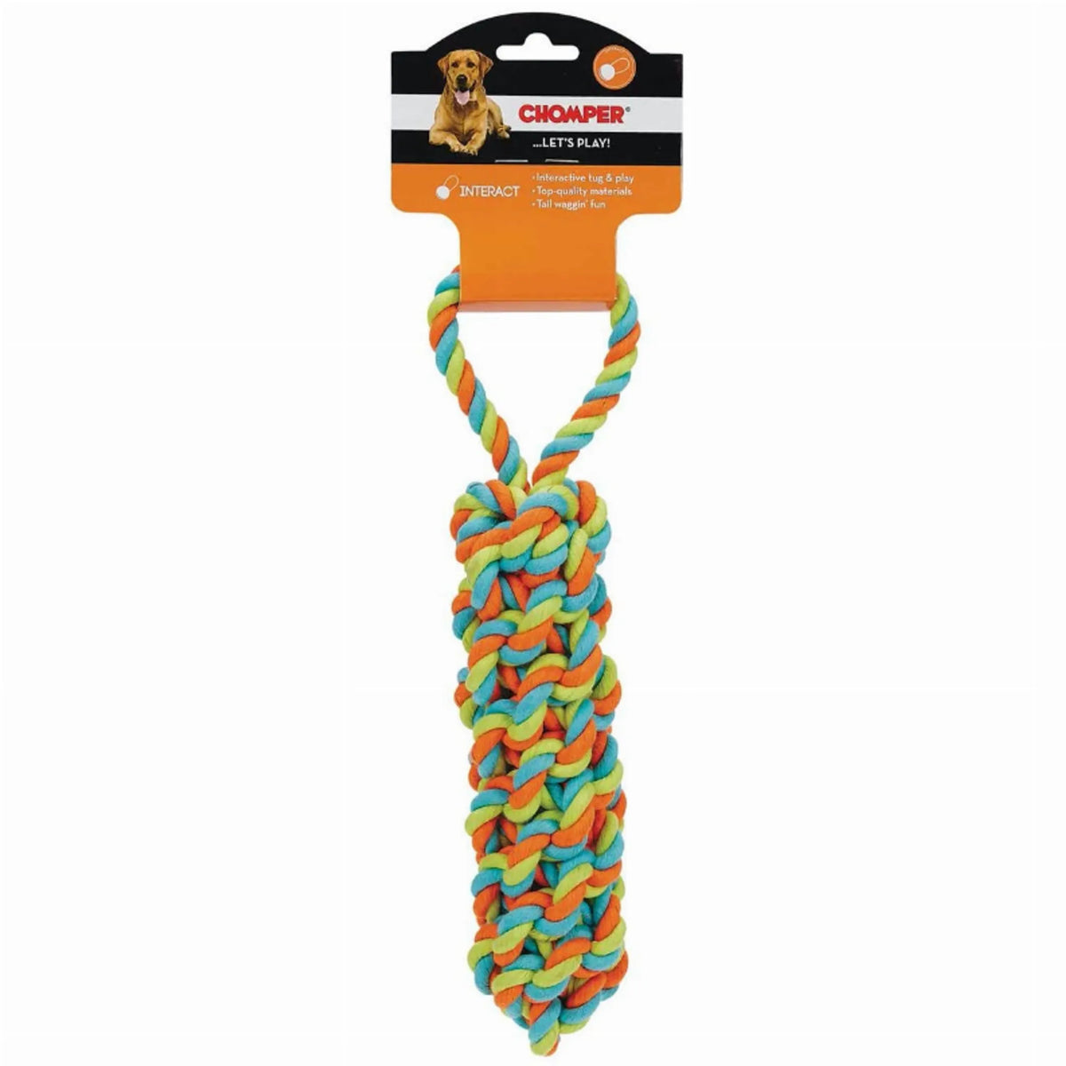 CHOMPER WOVEN ROPE TUG
