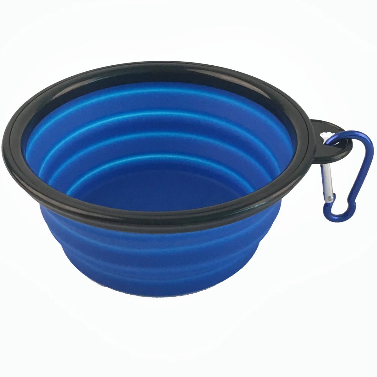 MR PEANUT'S SINGLE BLUE SILICONE COLLAPSIBLE BOWL