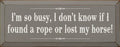 IM SO BUSY WOODEN SIGN