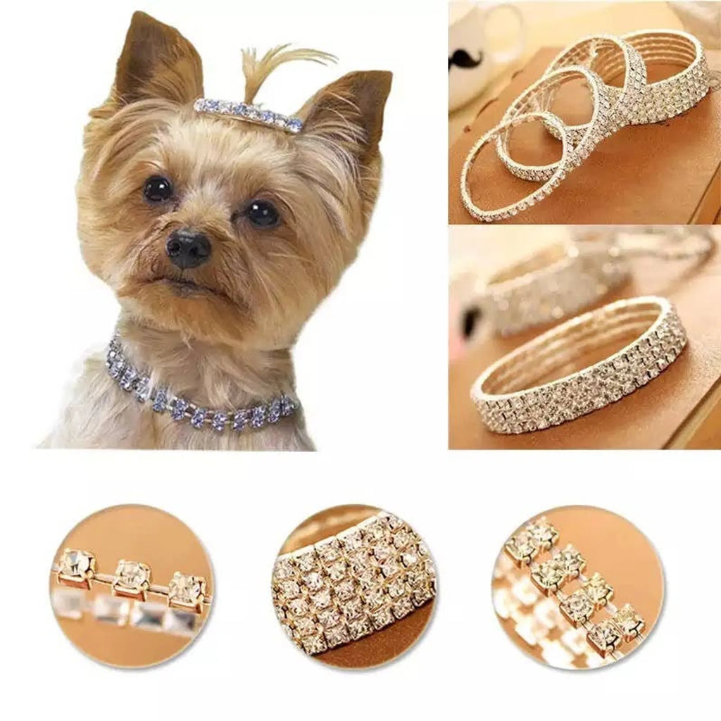 MINI BLING RHINESTONE COLLAR