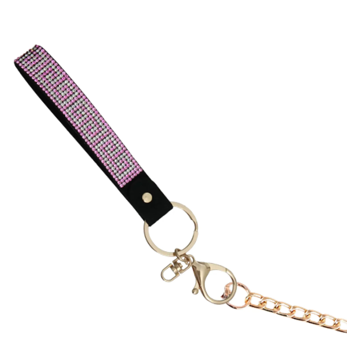 PINK RHINESTONE LEAD