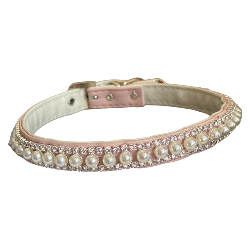 PEARL & RHINESTONE COLLAR
