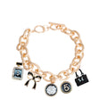 BAGS & BOWS CHARM NECKLACE