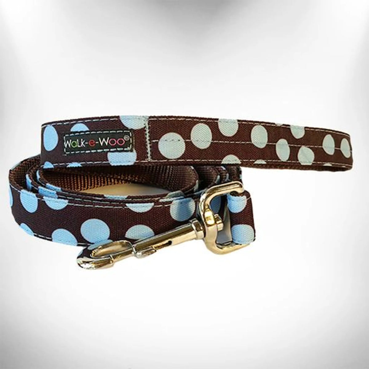 WALK E WOO POLKA DOT DOG LEADS