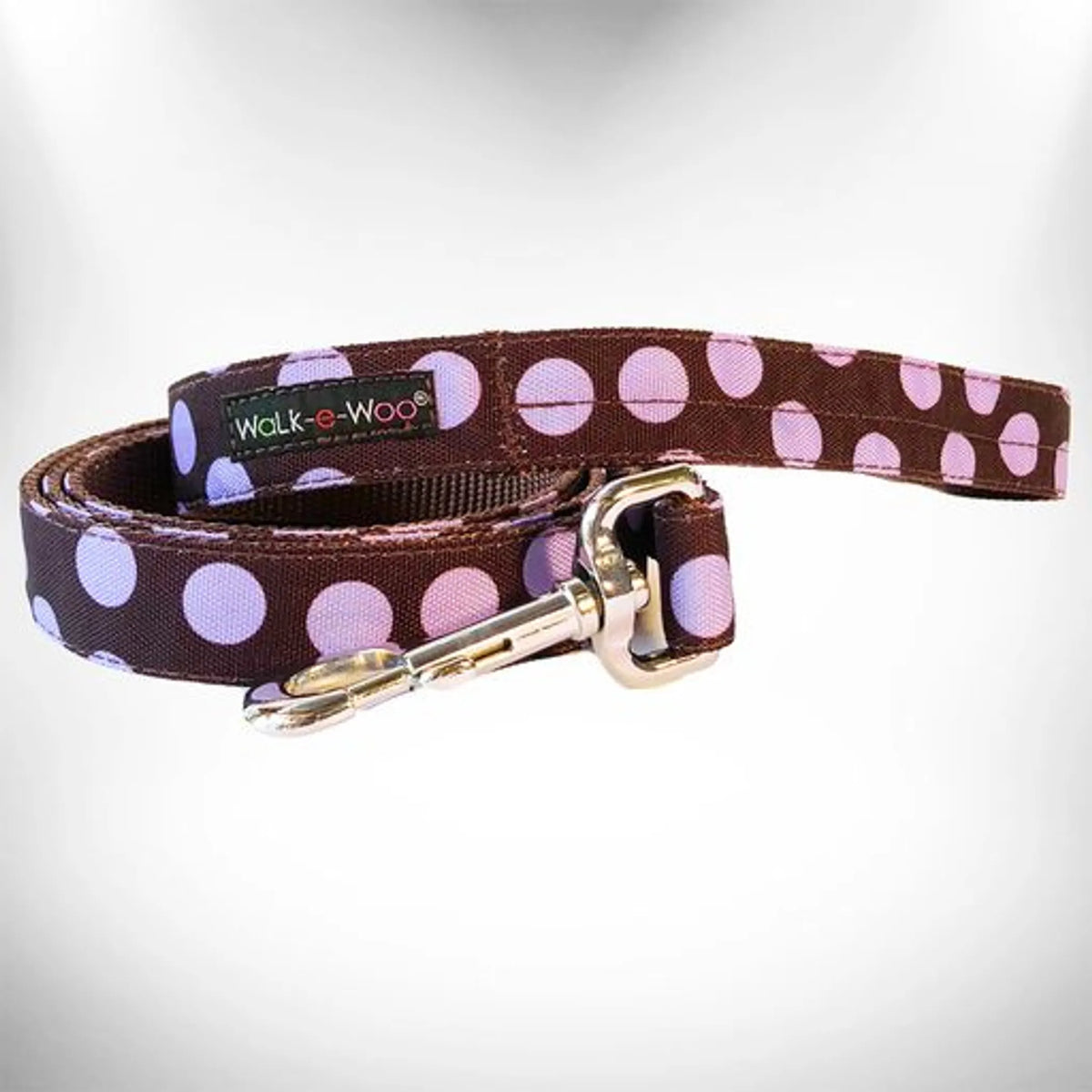 WALK E WOO POLKA DOT DOG LEADS