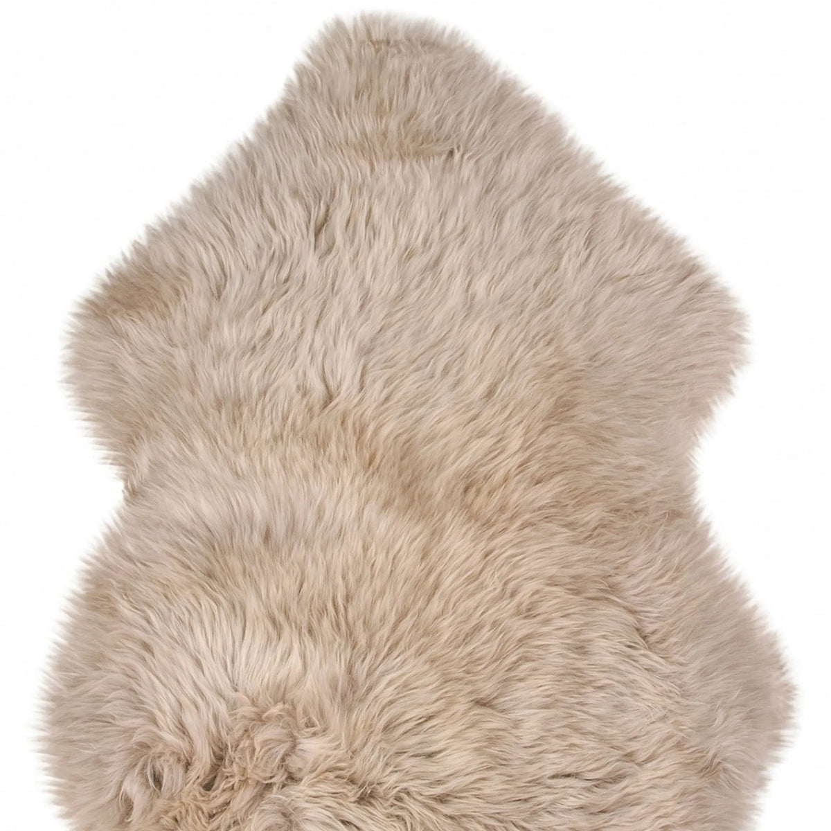 TAUPE SHEEPSKIN RUG