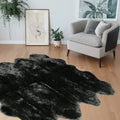 BLACK SHEEPSKIN RUG
