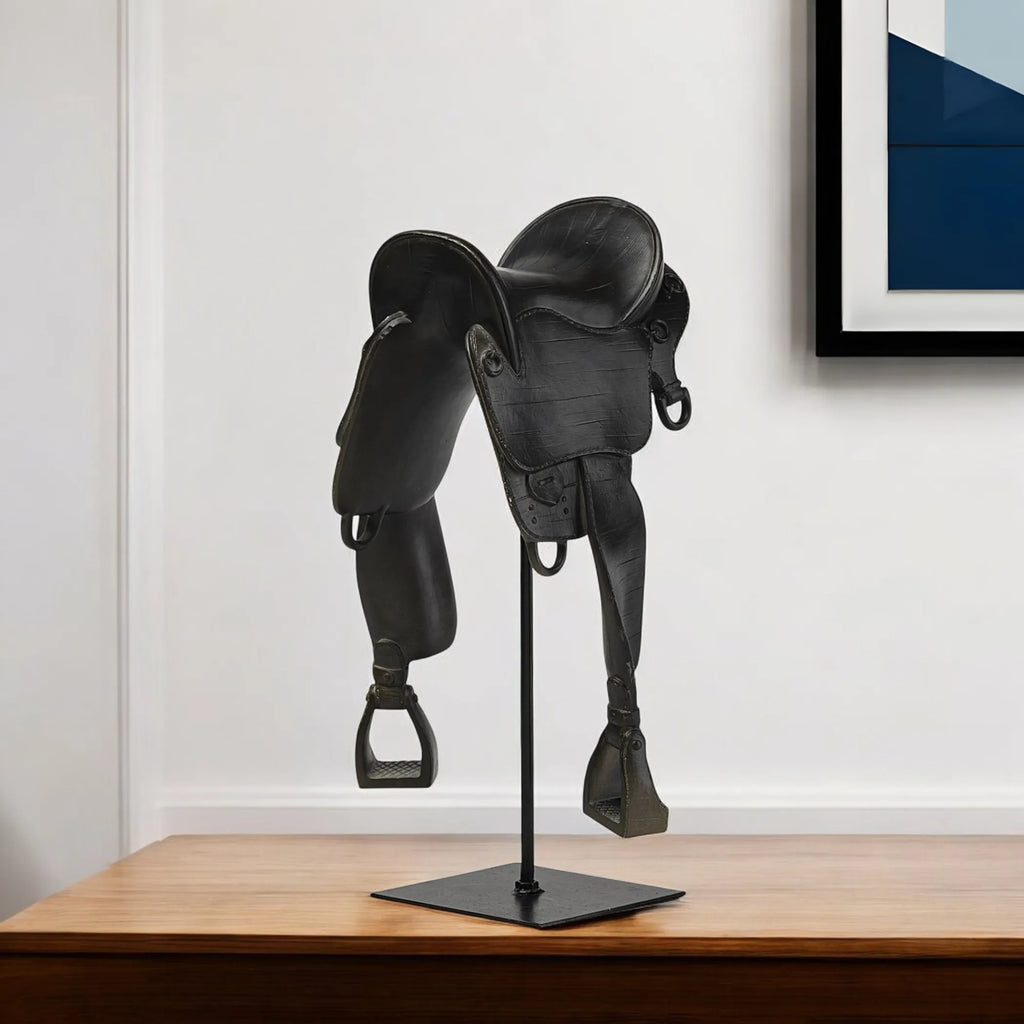 ENGLISH SADDLE SCULPTURE