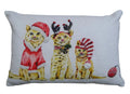SANTA AND HELPERS PILLOW