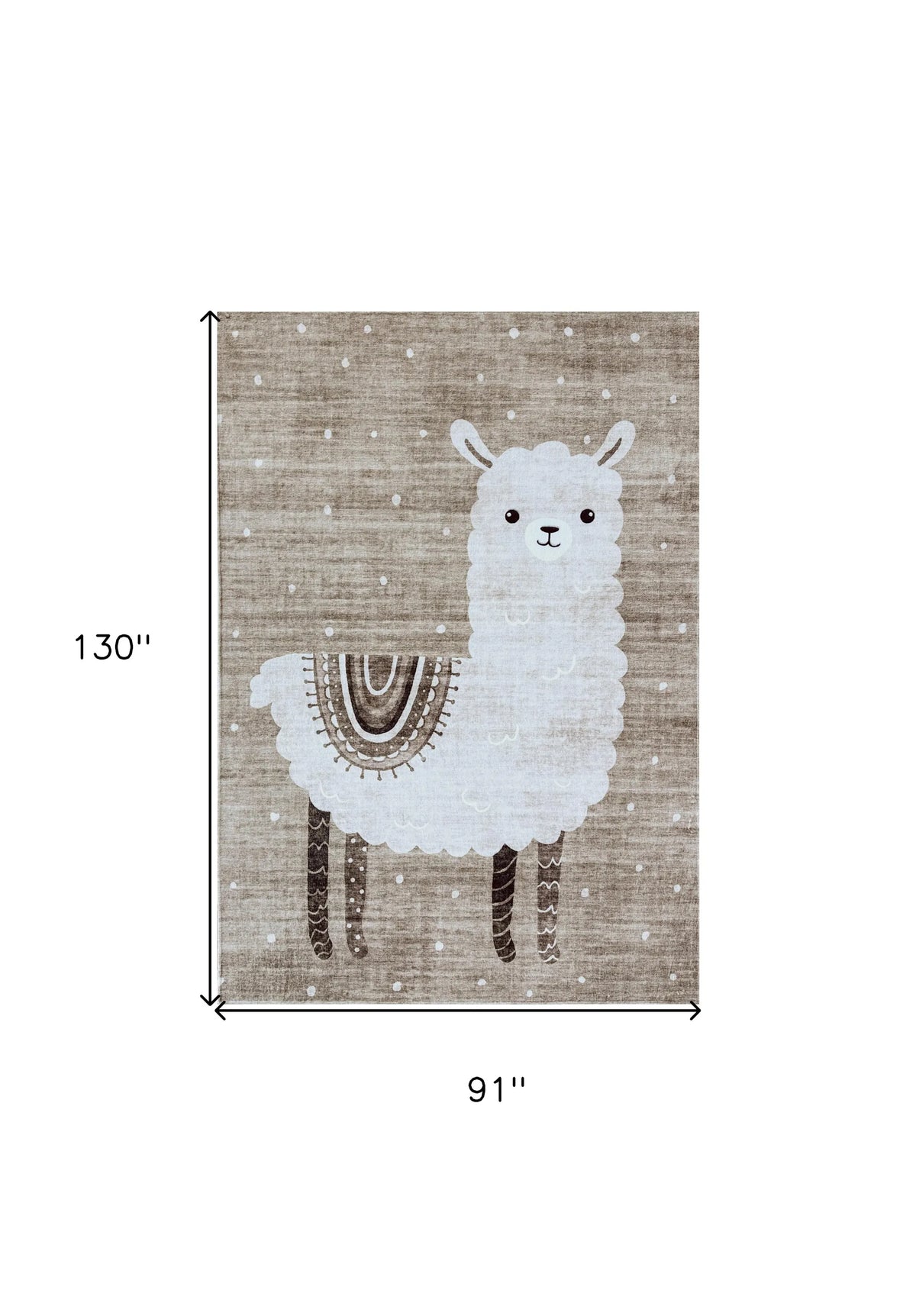 LAMA JUVENILE RUG 8" X 11"