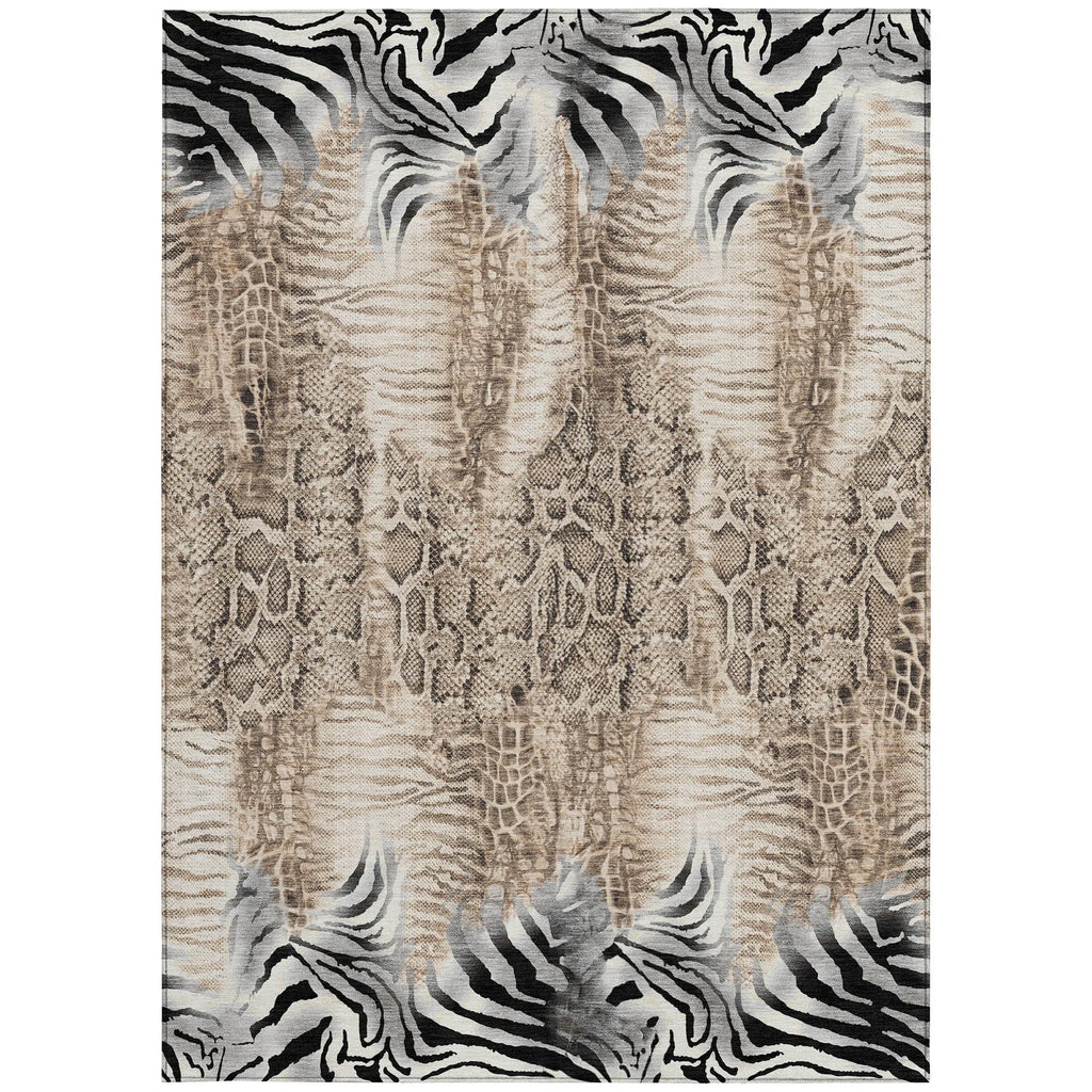 ANIMAL PRINT WASHABLE RUG
