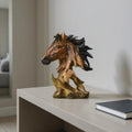 POLYRESIN HORSE SCULPTURE
