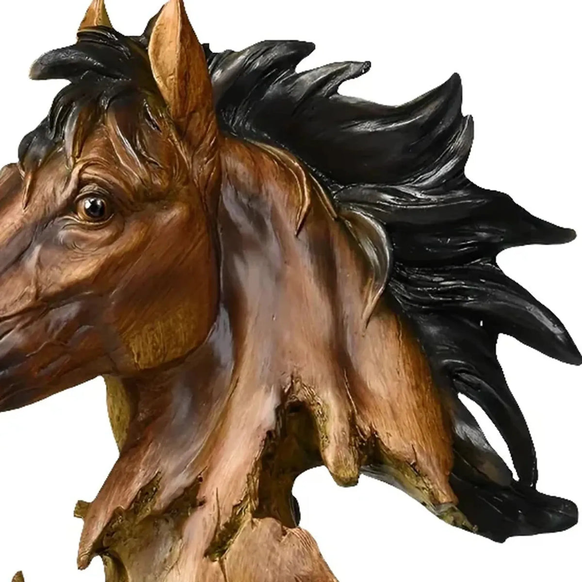 POLYRESIN HORSE SCULPTURE