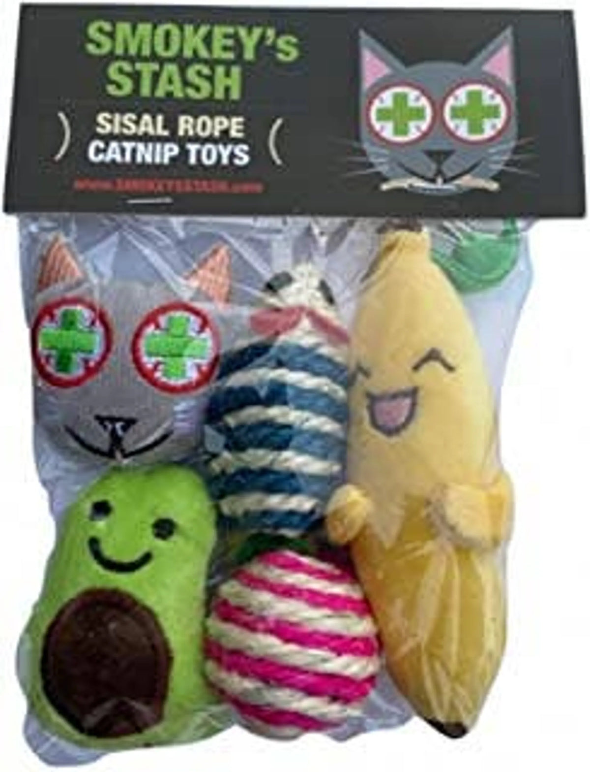 SMOKEY'S STASH CATNIP TOYS