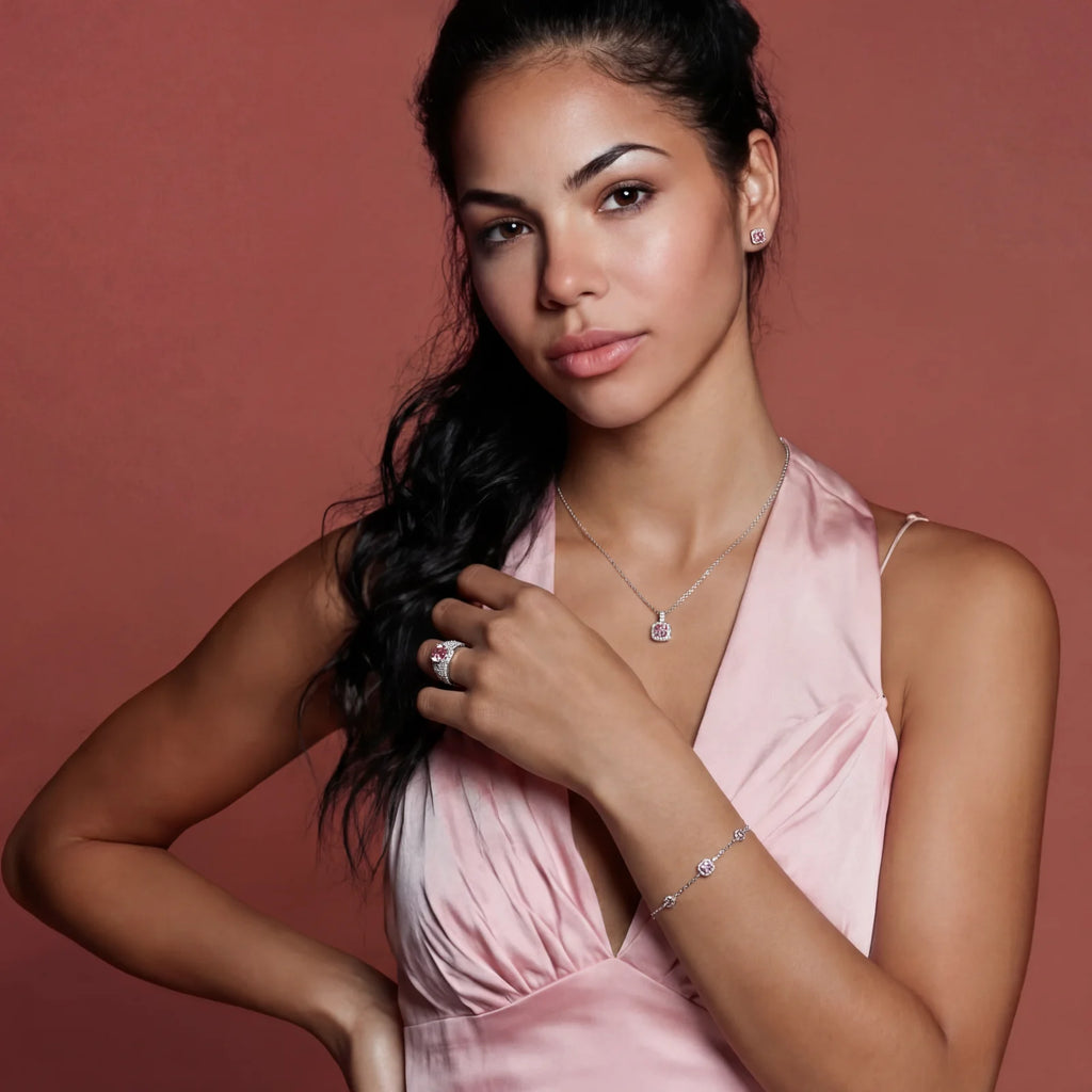 BLUSH DREAMS MOISSANITE SET | AMIRA