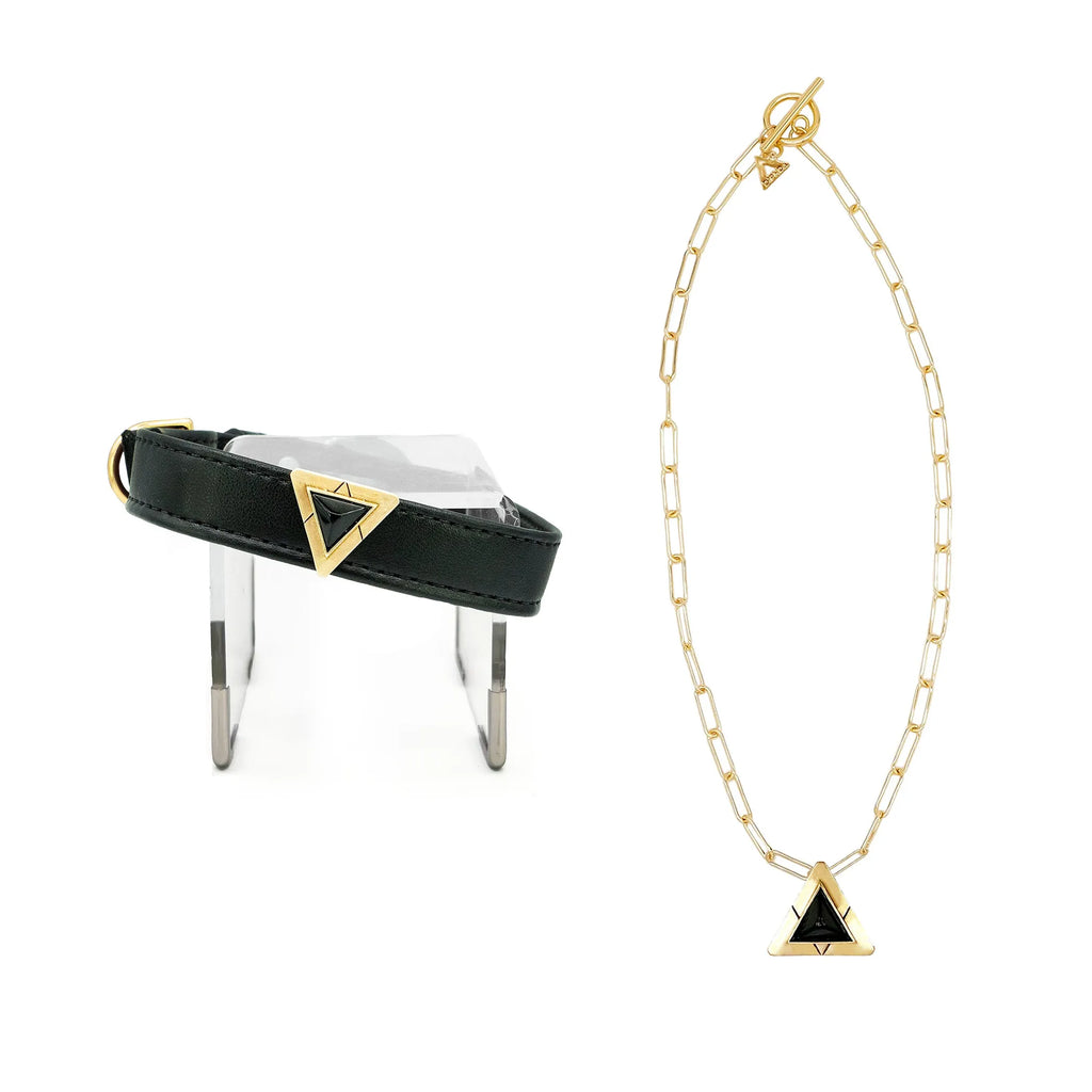 MATCH YOUR PET IN JET ONYX SET