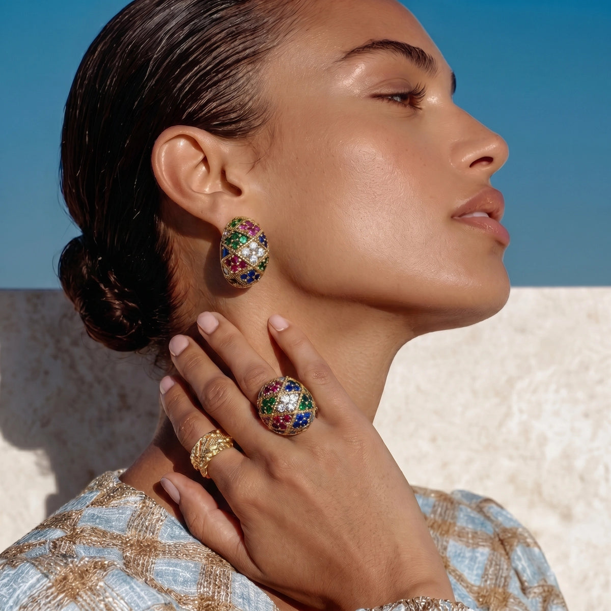 MOSAIC DREAM STUDS | AMIRA