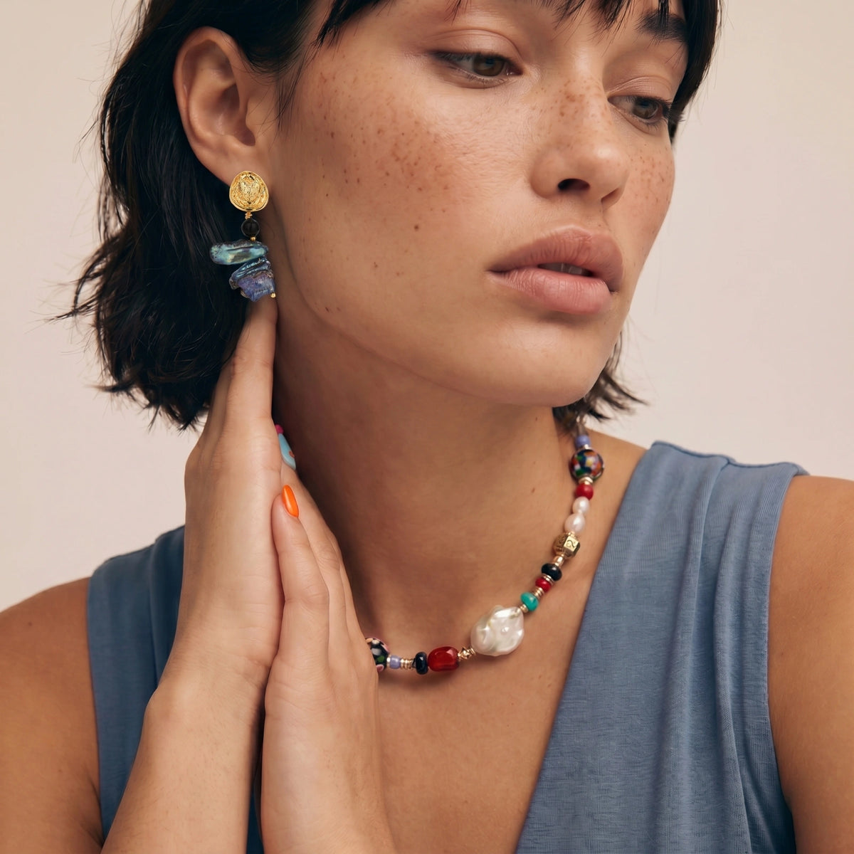 BAROQUE LUXE DROP EARRINGS | AMIRA