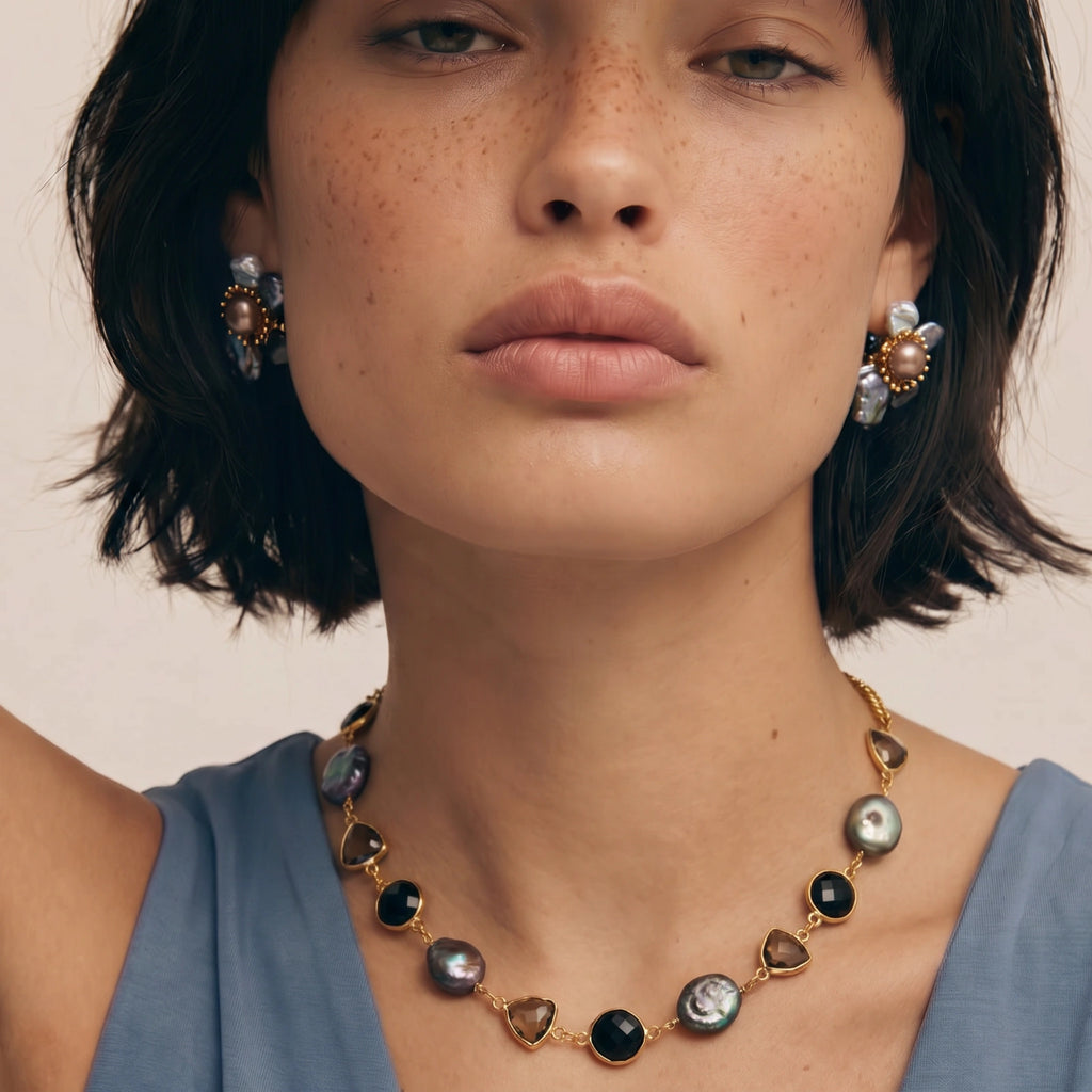 BAROQUE LUXE STATEMENT NECKLACE | AMIRA