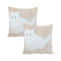 WHITE CAT PILLOWCASES