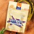 SAVANNAH PET FOOD CHEWY OSTRICH TENDON MIX 8PK