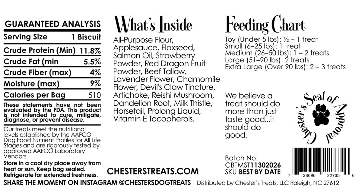 CHESTER TRANQUIL DOG TREATS