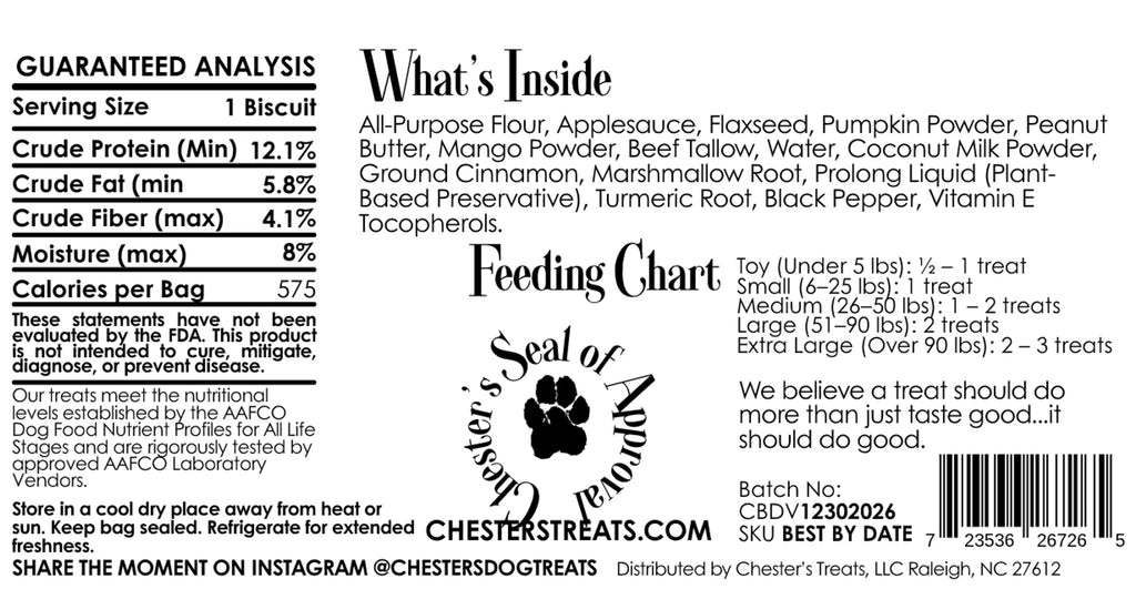 CHESTER DAILY VITALITY DOG TREATS