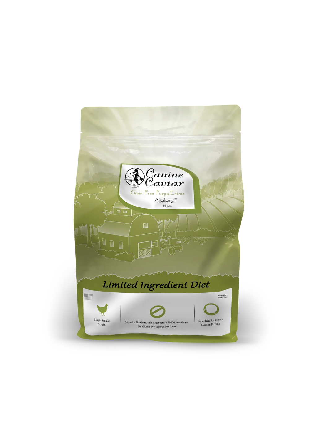 CANINE CAVIAR GRAIN FREE PUPPY CHICKEN & SPLIT PEA ALKALINE DRY DOG FOOD
