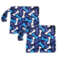 BLUE BONE YUCKY PUPPY DOG POOP BAG HOLDERS