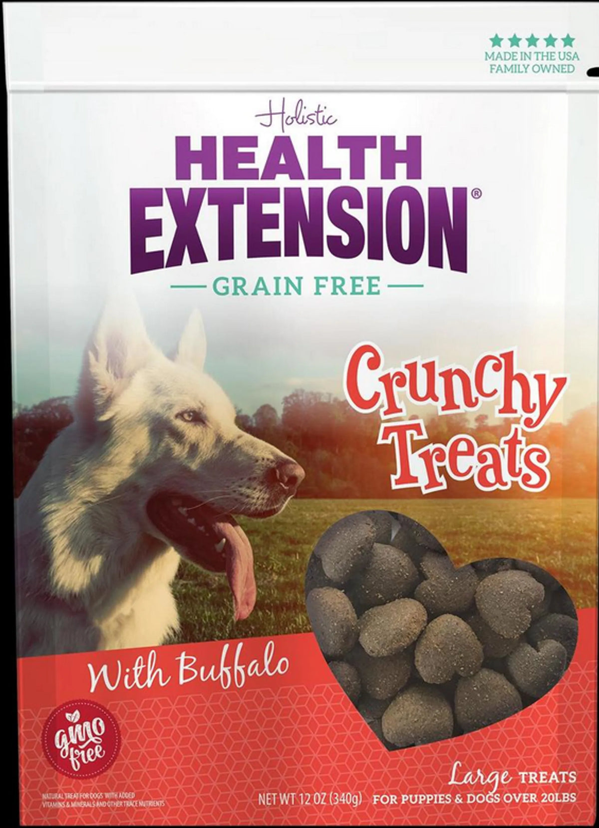 HEALTH EXTENSION BUFFALO HEART TREATS