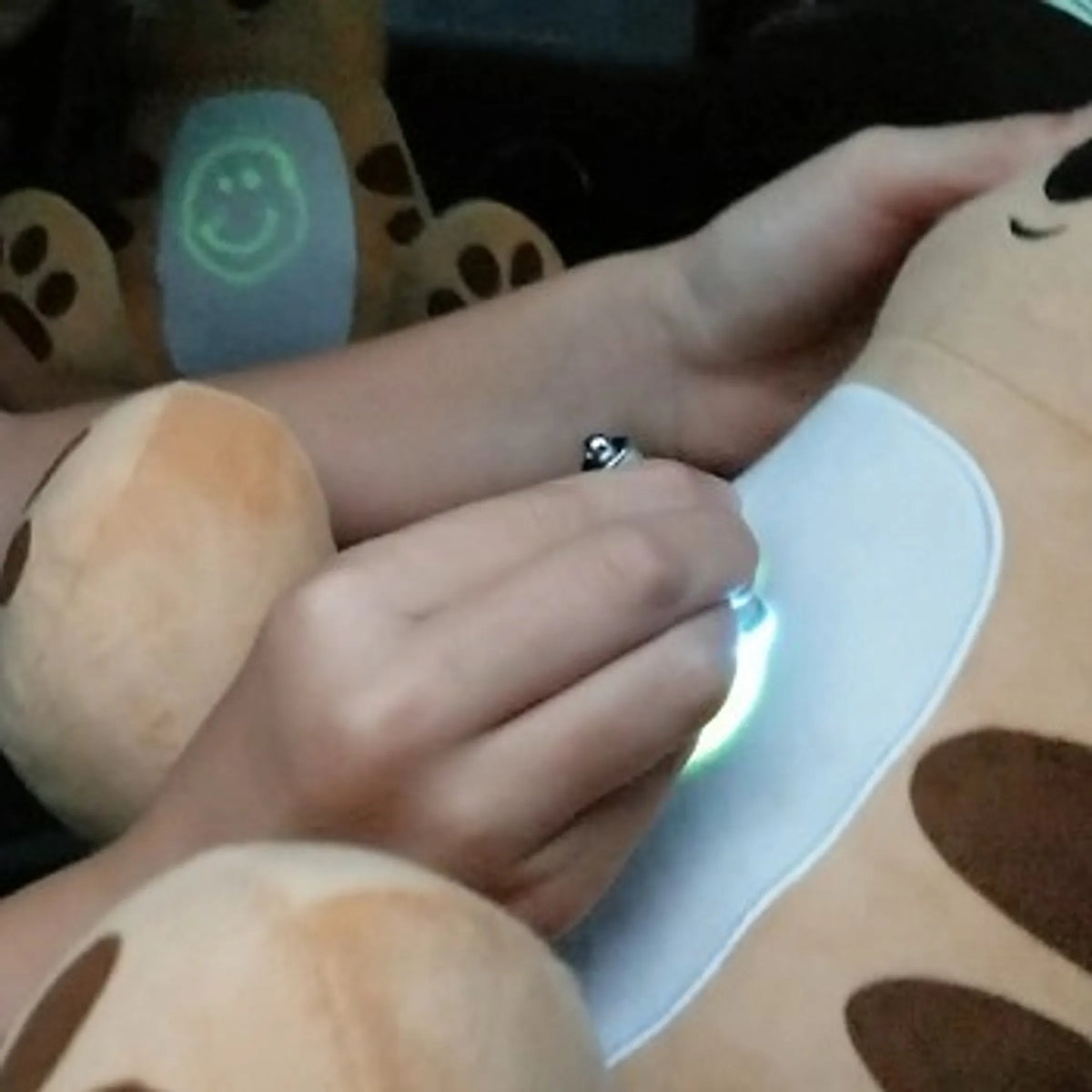 ANIMATES GLOW PLUSH DOODLE BEAR
